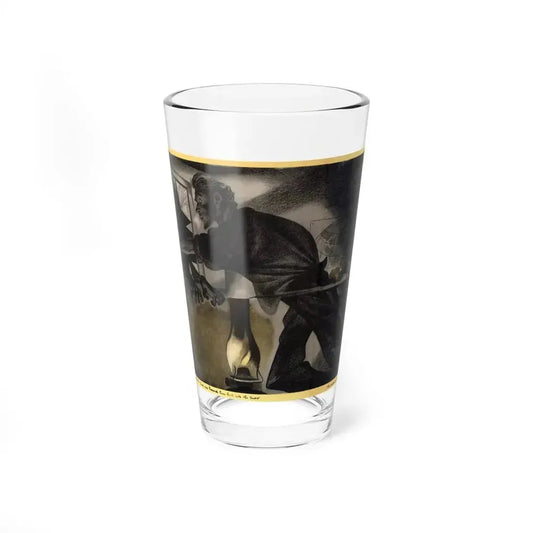 Blizzard In The Banana Belt, MacLean's magazine, Feb 1952 (Magazine Illustration) Pint Glass 16oz 16oz - Go Mug Yourself