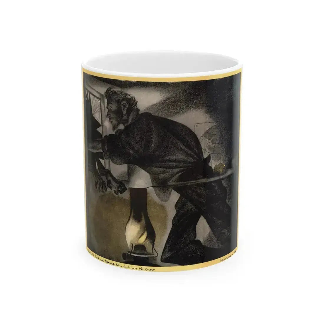 Blizzard In The Banana Belt, MacLean's magazine, Feb 1952 - White Coffee Mug 11oz - Go Mug Yourself