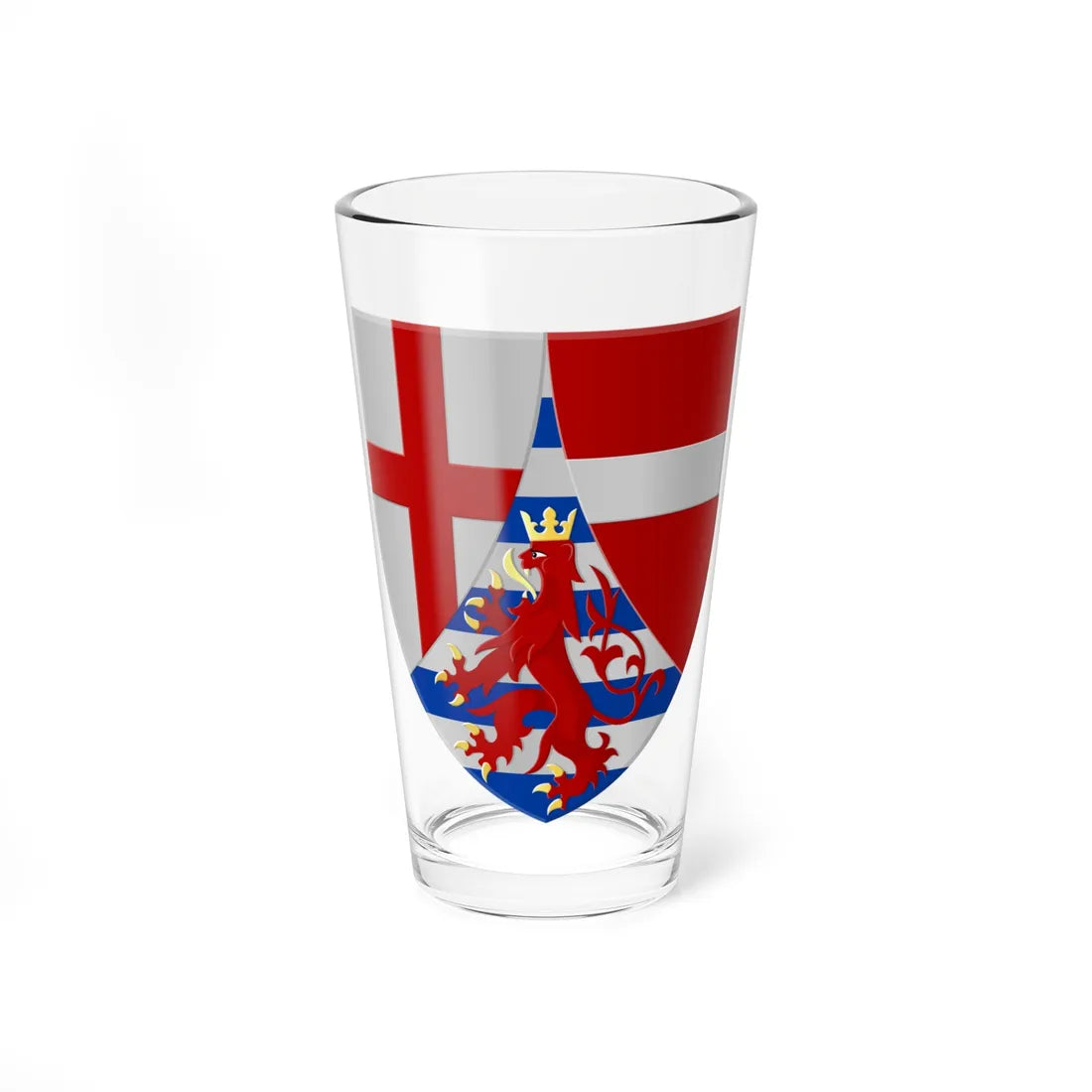Büllingen wapen (Belgium) (Coat of Arms) Pint Glass 16oz 16oz - Go Mug Yourself