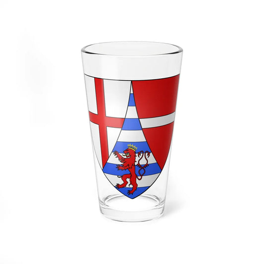 Büllingen Wopen transparent (Belgium) (Coat of Arms) Pint Glass 16oz 16oz - Go Mug Yourself