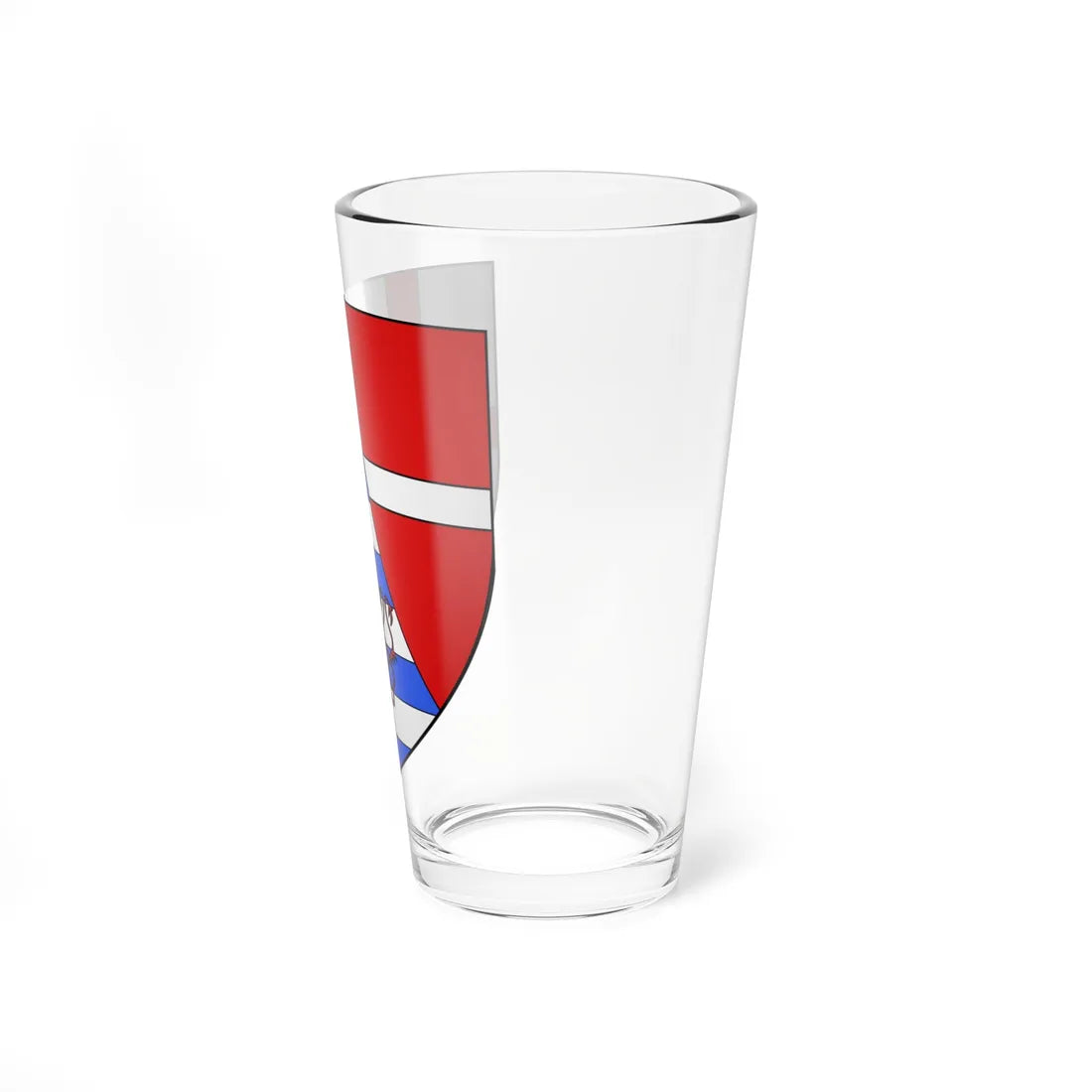 Büllingen Wopen transparent (Belgium) (Coat of Arms) Pint Glass 16oz - Go Mug Yourself