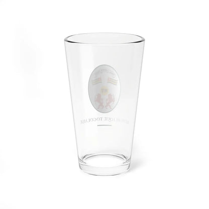 Bloc Blason République Togolaise (Togo) (Coat of Arms) Pint Glass 16oz - Go Mug Yourself