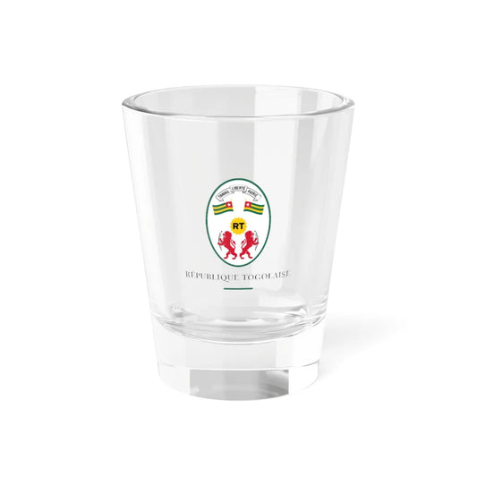 Bloc Blason République Togolaise (Togo) (Coat of Arms) Shot Glass 1.5oz 1.5oz - Go Mug Yourself