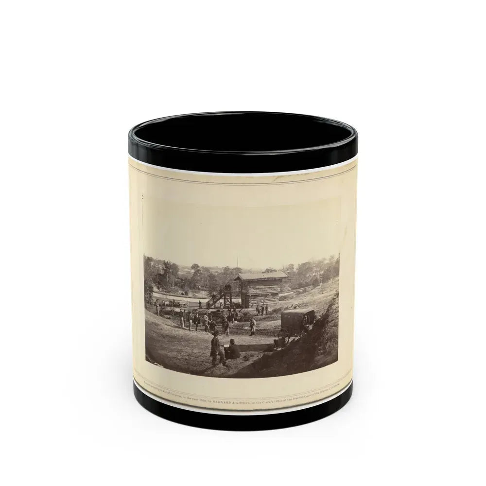 Block House, Near Fort Corcoran (U.S. Civil War) Black Coffee Mug 11oz - Go Mug Yourself