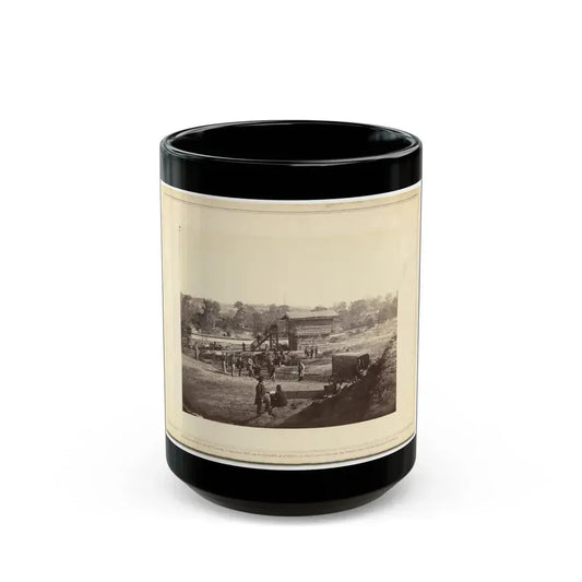 Block House, Near Fort Corcoran (U.S. Civil War) Black Coffee Mug 15oz - Go Mug Yourself