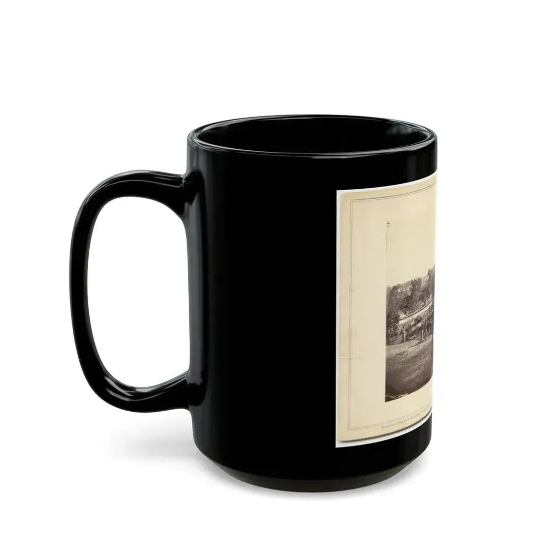 Block House, Near Fort Corcoran (U.S. Civil War) Black Coffee Mug - Go Mug Yourself