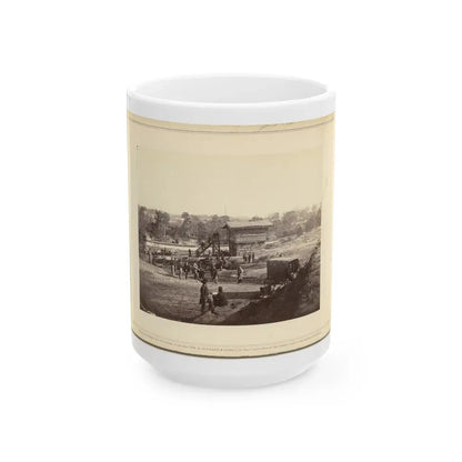 Block House, Near Fort Corcoran (U.S. Civil War) White Coffee Mug 15oz - Go Mug Yourself