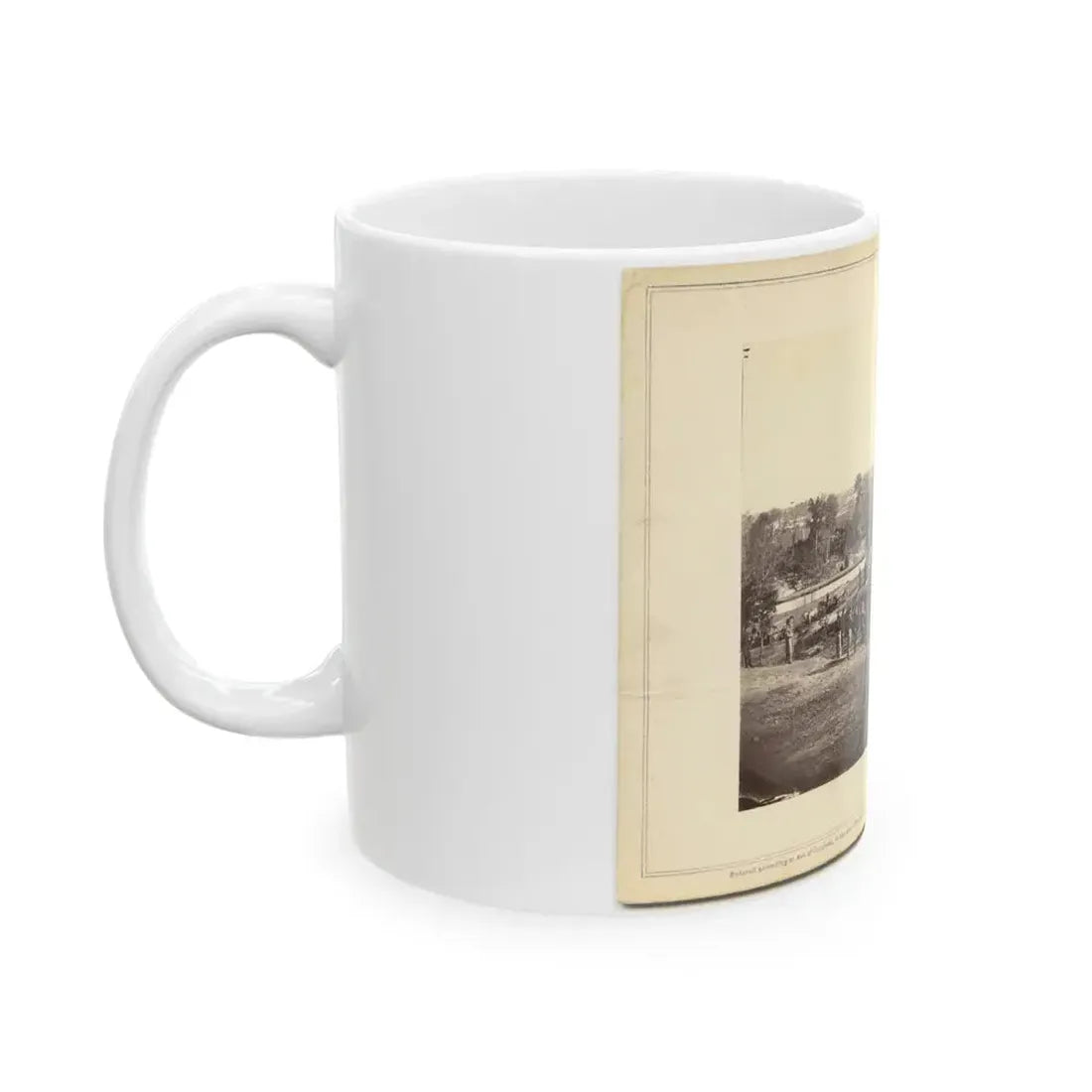 Block House, Near Fort Corcoran (U.S. Civil War) White Coffee Mug - Go Mug Yourself