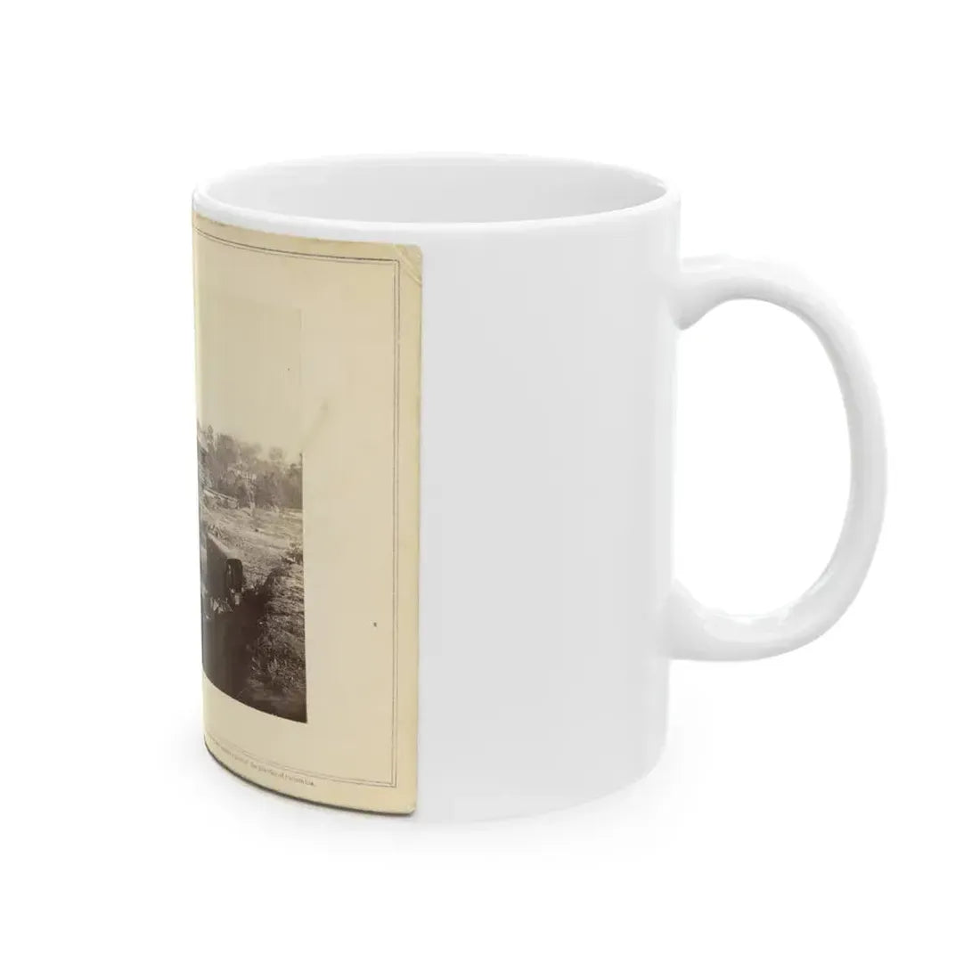 Block House, Near Fort Corcoran (U.S. Civil War) White Coffee Mug - Go Mug Yourself