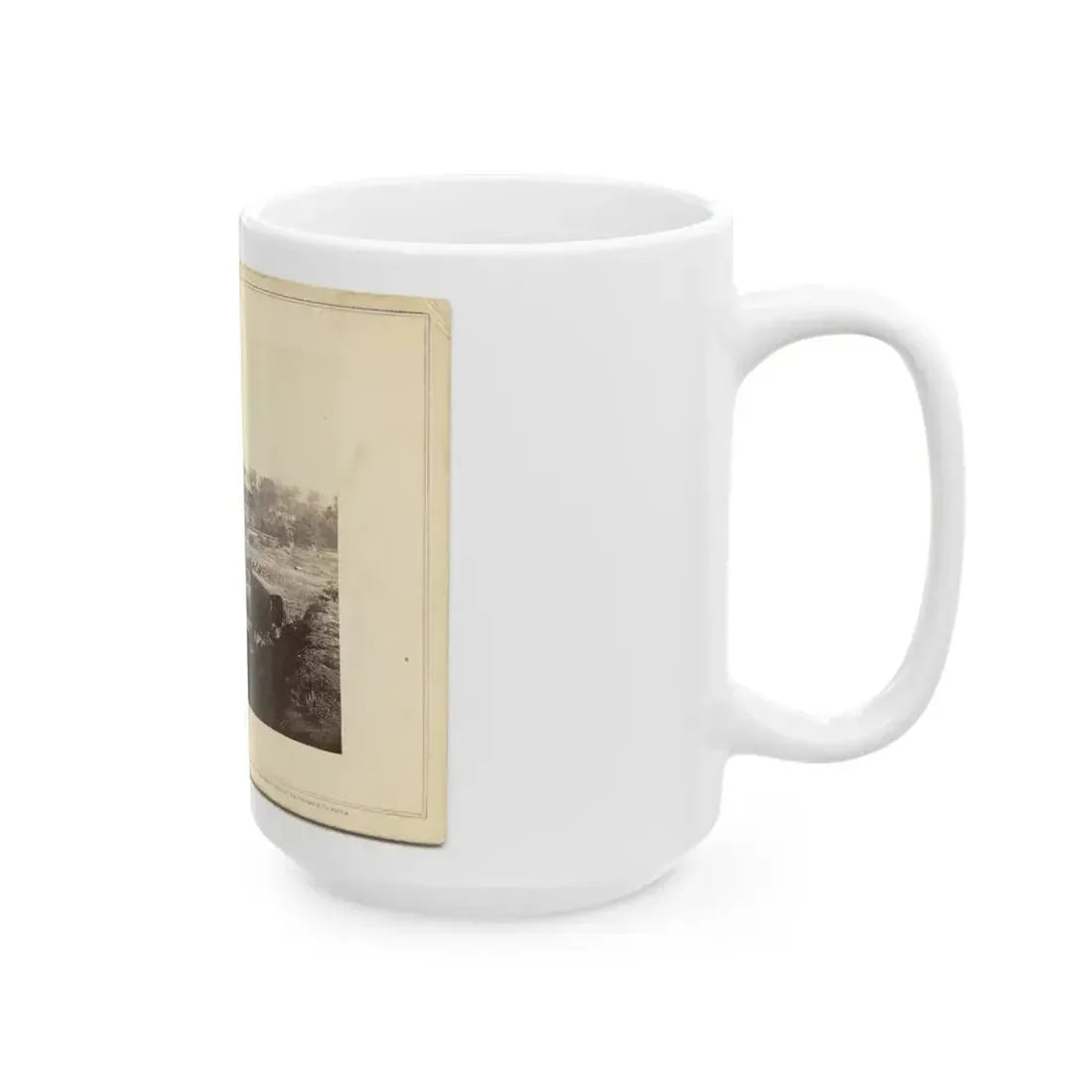 Block House, Near Fort Corcoran (U.S. Civil War) White Coffee Mug - Go Mug Yourself