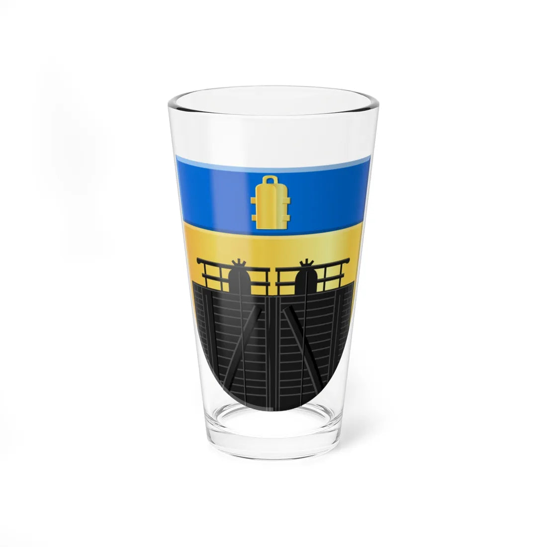 Blokzijl wapen (Netherlands) (Coat of Arms) Pint Glass 16oz 16oz - Go Mug Yourself