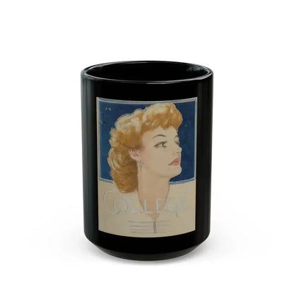 Blonde, College magazine cover study - Black Coffee Mug 15oz - Go Mug Yourself