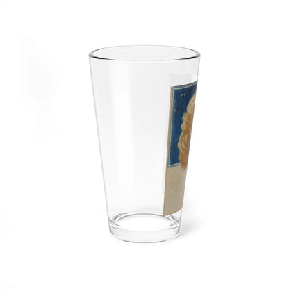 Blonde, College magazine cover study (Magazine Illustration) Pint Glass 16oz-Go Mug Yourself