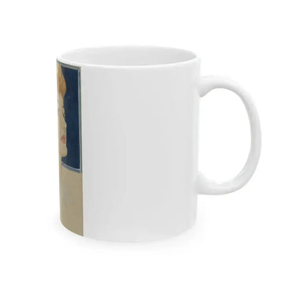 Blonde, College magazine cover study - White Coffee Mug - Go Mug Yourself