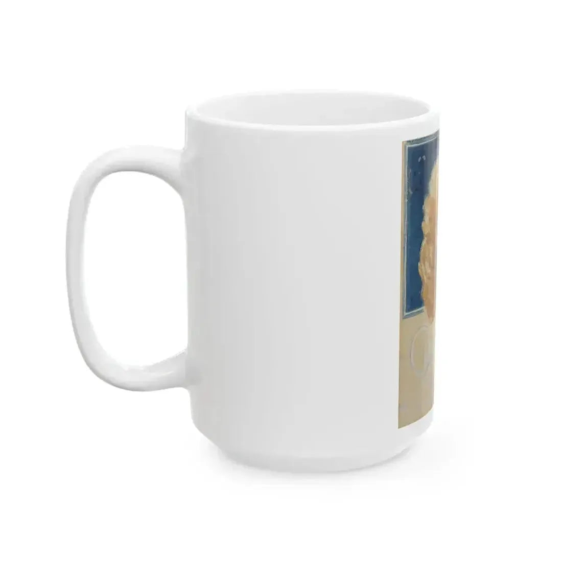 Blonde, College magazine cover study - White Coffee Mug - Go Mug Yourself