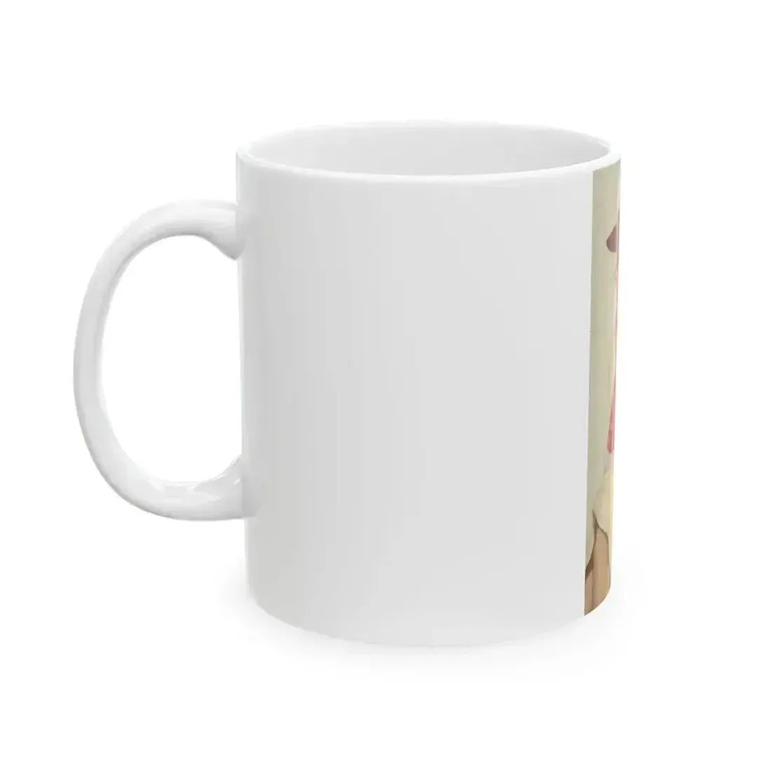 Blonde in Red Polka Dots - White Coffee Mug - Go Mug Yourself
