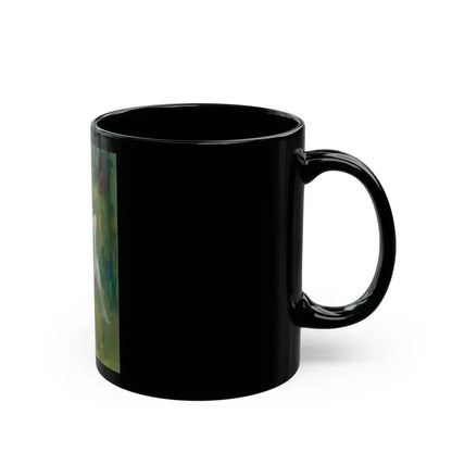 Blonde in the Reeds - Black Coffee Mug - Go Mug Yourself