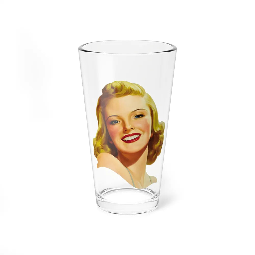 Blonde (Magazine Illustration) Pint Glass 16oz-16oz-Go Mug Yourself