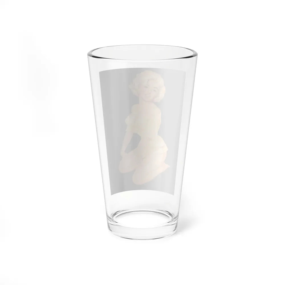 Blonde Pin-Up (Magazine Illustration) Pint Glass 16oz-Go Mug Yourself