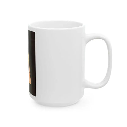 Blonde Pin-Up - White Coffee Mug - Go Mug Yourself