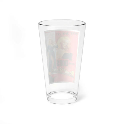 BLONDE SINNER 1956 Movie Poster - Pint Glass 16oz-Go Mug Yourself