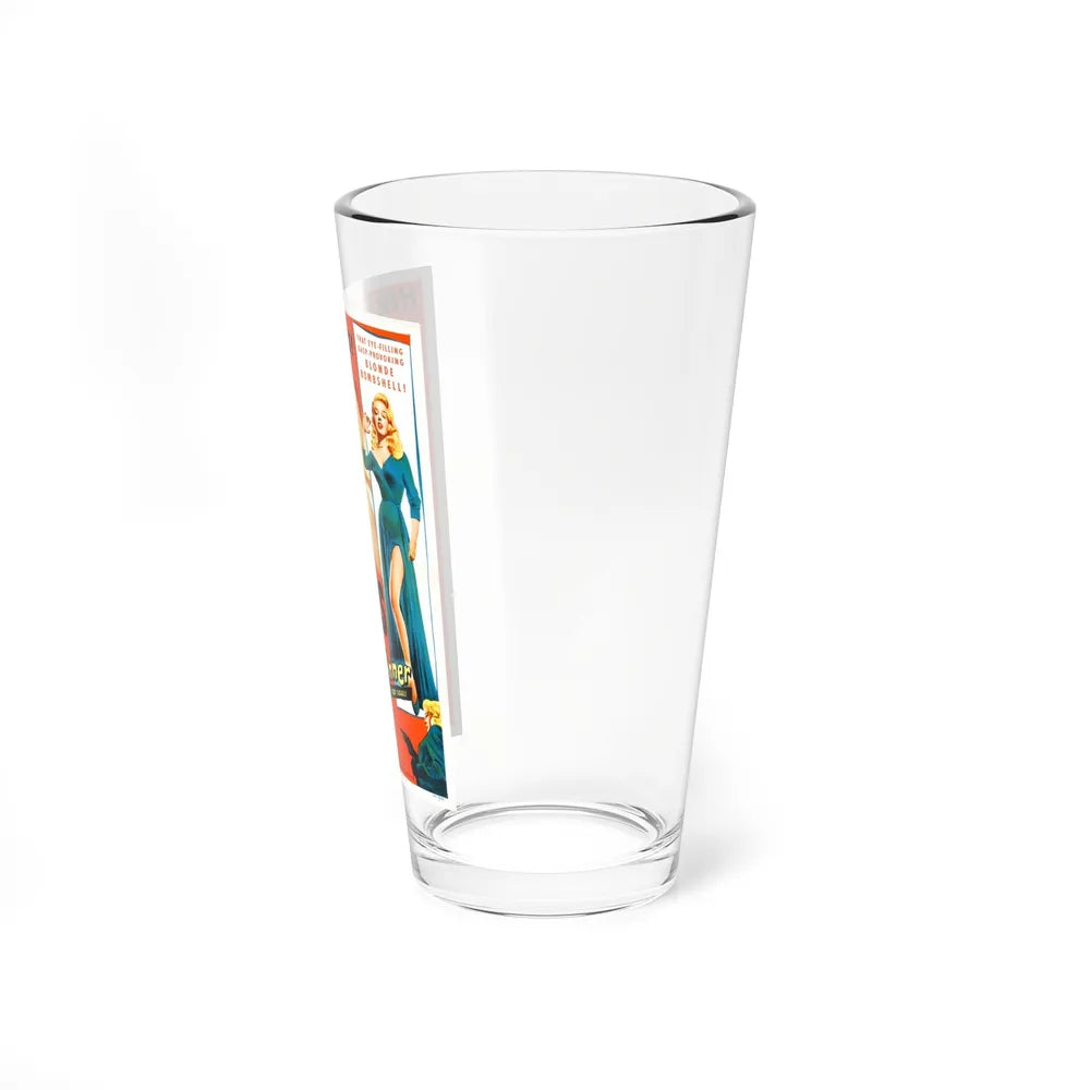 BLONDE SINNER 1956 Movie Poster - Pint Glass 16oz-Go Mug Yourself