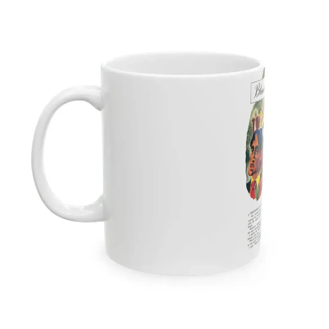 Blonde Trap, Man Junior, October 1948 - White Coffee Mug - Go Mug Yourself