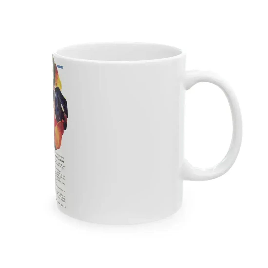 Blonde Trap, Man Junior, October 1948 - White Coffee Mug - Go Mug Yourself