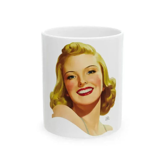 Blonde - White Coffee Mug 11oz - Go Mug Yourself