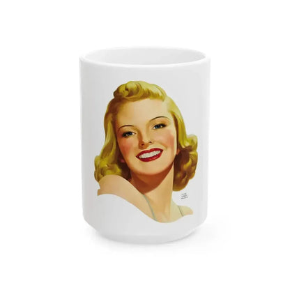 Blonde - White Coffee Mug 15oz - Go Mug Yourself