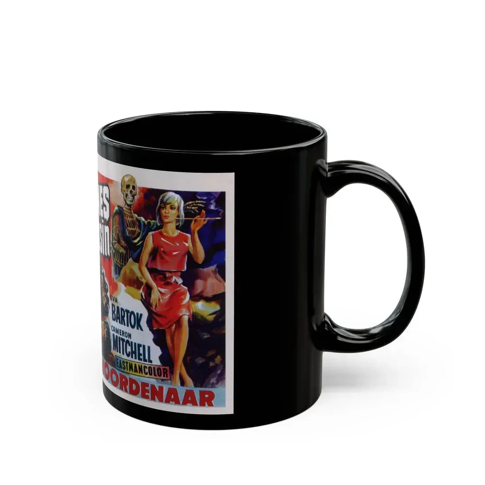 BLOOD AND BLACK LACE (BELGIAN) 1964 Movie Poster - Black Coffee Mug - Go Mug Yourself