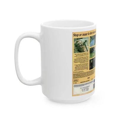 BLOOD AND LACE VERSION 2 (VHS COVER) - White Coffee Mug - Go Mug Yourself