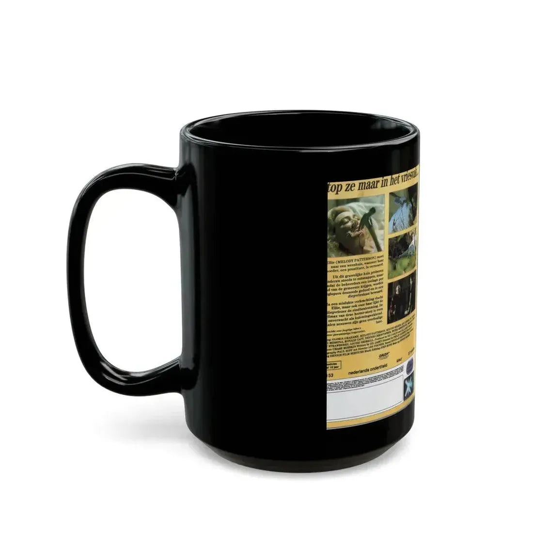 BLOOD AND LACE (VHS COVER) - Black Coffee Mug - Go Mug Yourself