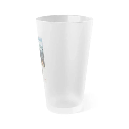 BLOOD AND ROSES 1960 Movie Poster - Frosted Pint Glass 16oz - Go Mug Yourself