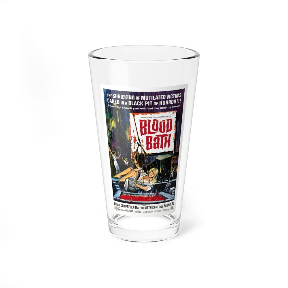 BLOOD BATH 1966 Movie Poster - Pint Glass 16oz-16oz-Go Mug Yourself