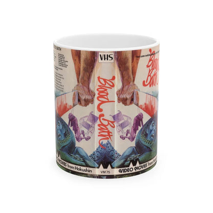 BLOOD BATH (VHS COVER) - White Coffee Mug-11oz-Go Mug Yourself