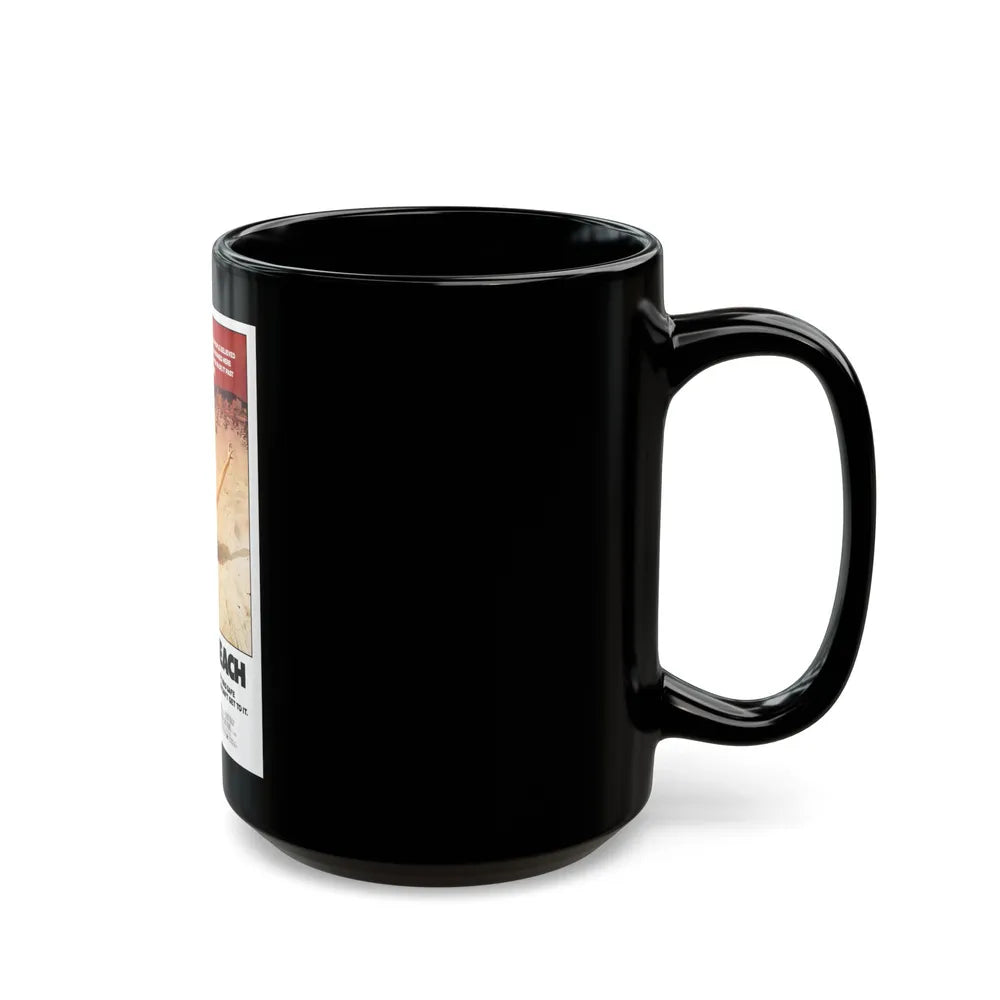 BLOOD BEACH 1981 Movie Poster - Black Coffee Mug-Go Mug Yourself