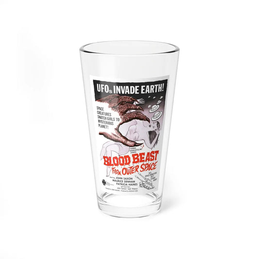 BLOOD BEAST FROM OUTER SPACE (THE NIGHT CALLER) 1965 Movie Poster - Pint Glass 16oz-16oz-Go Mug Yourself