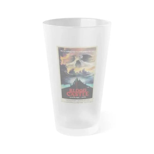 BLOOD CASTLE (SCREAM OF THE DEMON LOVER) 1970 Movie Poster - Frosted Pint Glass 16oz 16oz Frosted - Go Mug Yourself