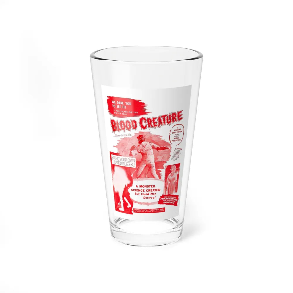 BLOOD CREATURE (TERROR IS A MAN) 1959 Movie Poster - Pint Glass 16oz-16oz-Go Mug Yourself