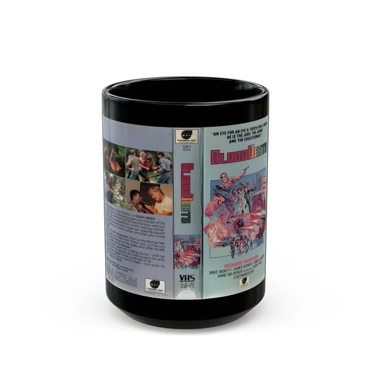 BLOOD DEBTS (VHS COVER) - Black Coffee Mug-15oz-Go Mug Yourself