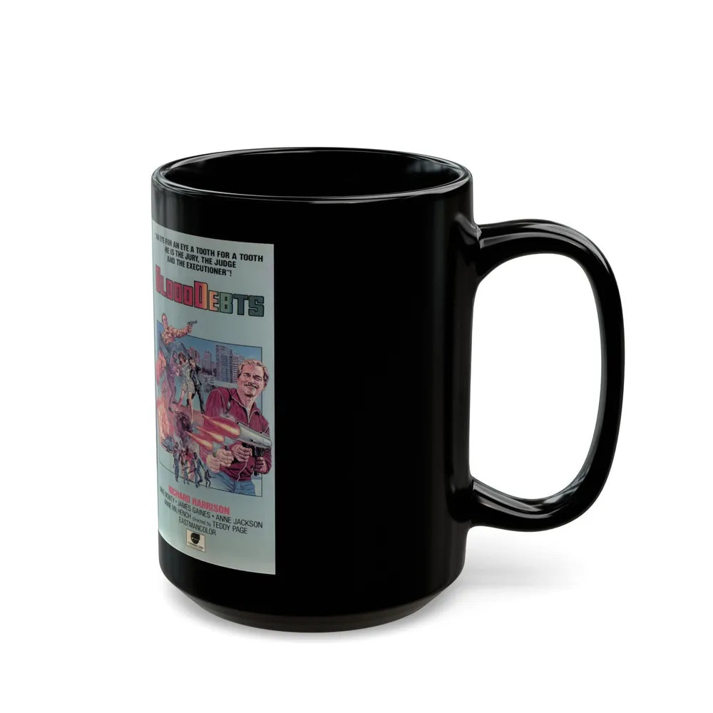 BLOOD DEBTS (VHS COVER) - Black Coffee Mug-Go Mug Yourself