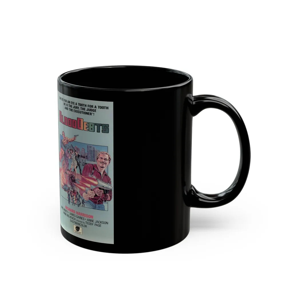 BLOOD DEBTS (VHS COVER) - Black Coffee Mug-Go Mug Yourself