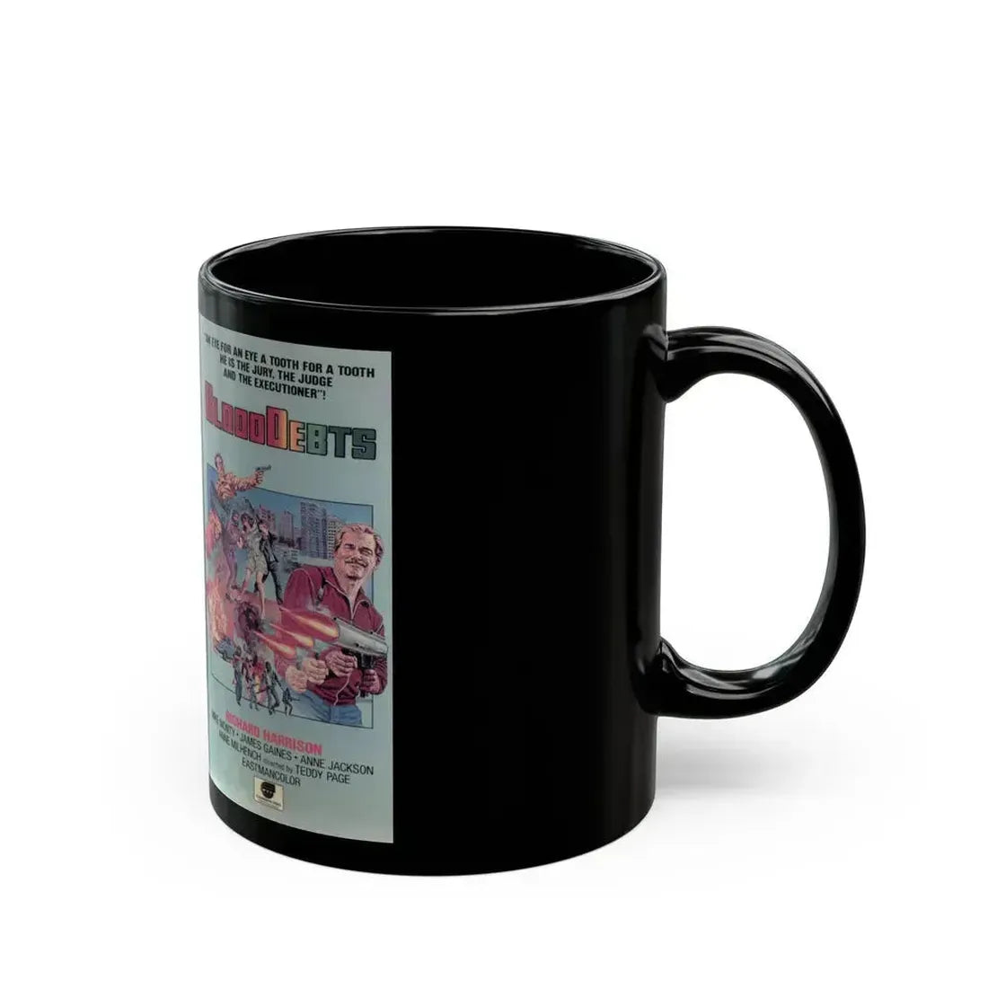 BLOOD DEBTS (VHS COVER) - Black Coffee Mug - Go Mug Yourself