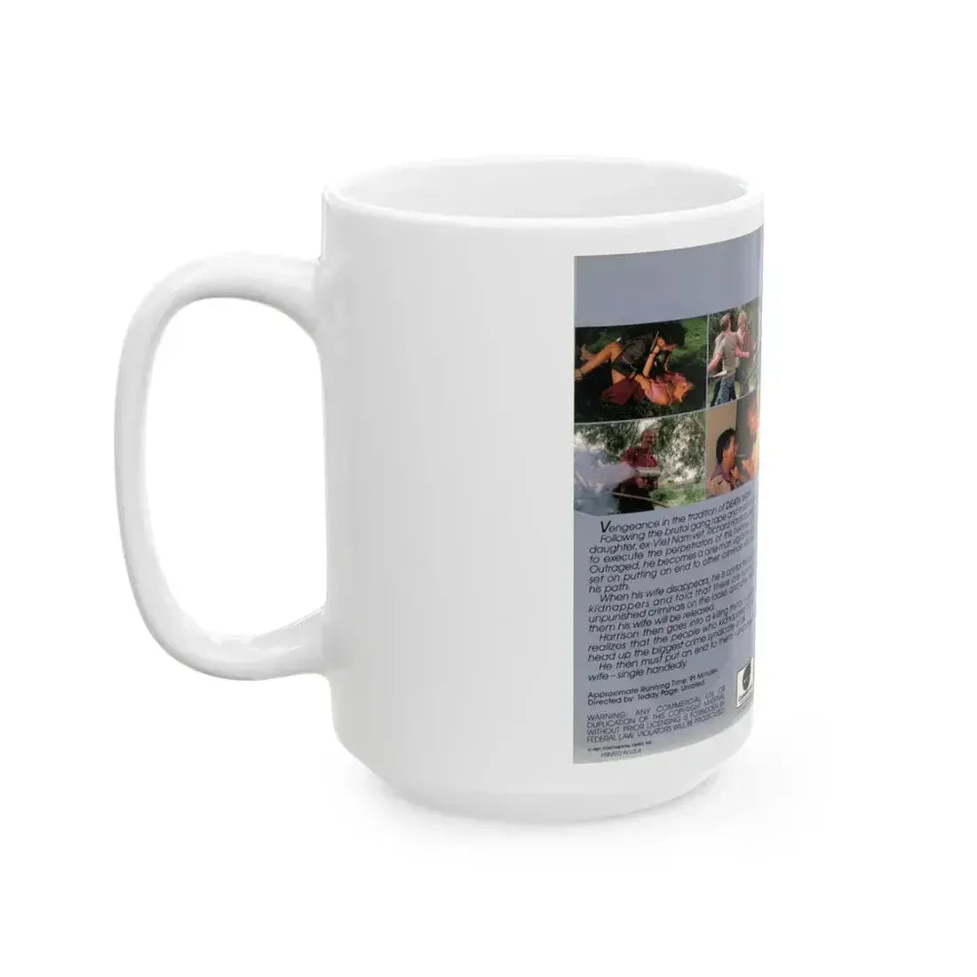 BLOOD DEBTS (VHS COVER) - White Coffee Mug - Go Mug Yourself