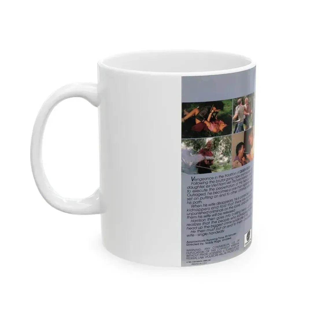 BLOOD DEBTS (VHS COVER) - White Coffee Mug - Go Mug Yourself