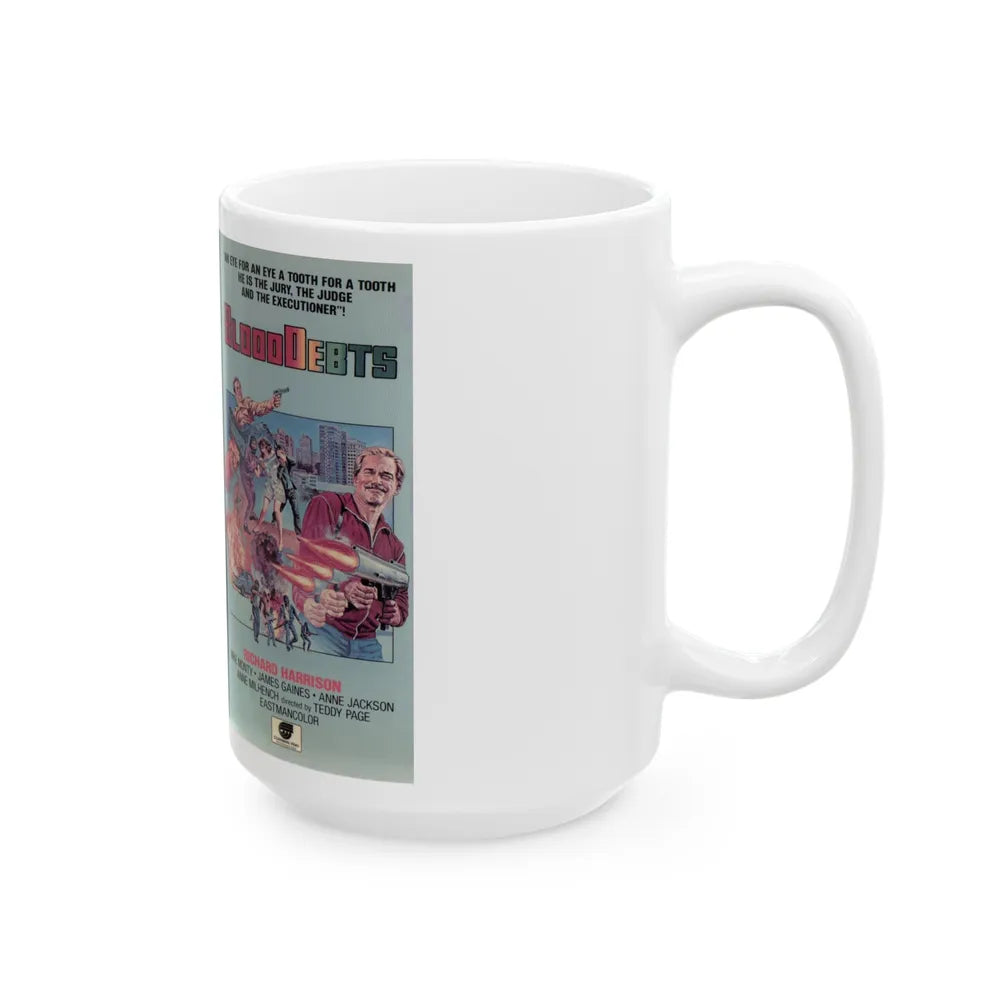 BLOOD DEBTS (VHS COVER) - White Coffee Mug-Go Mug Yourself