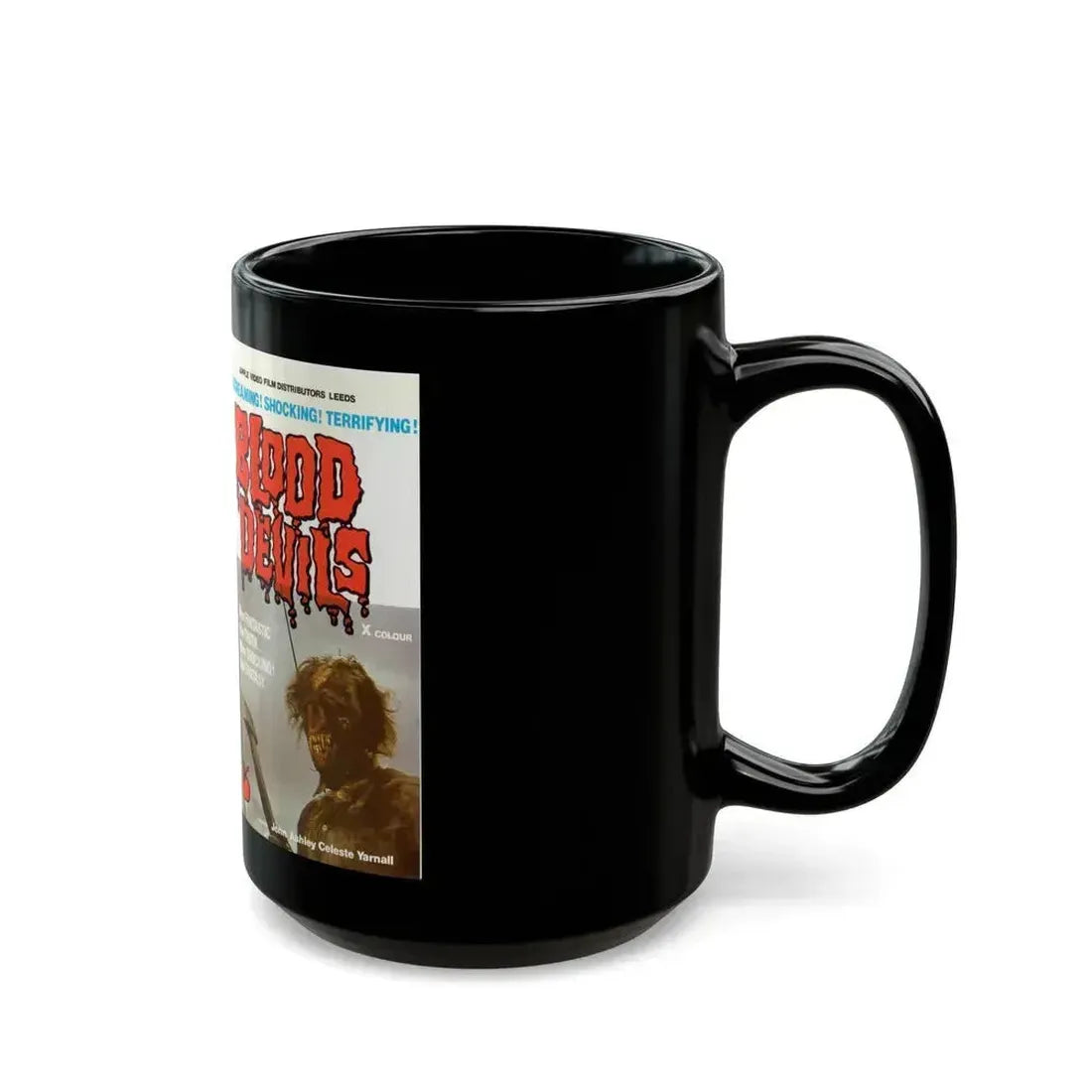 BLOOD DEVILS (VHS COVER) - Black Coffee Mug - Go Mug Yourself