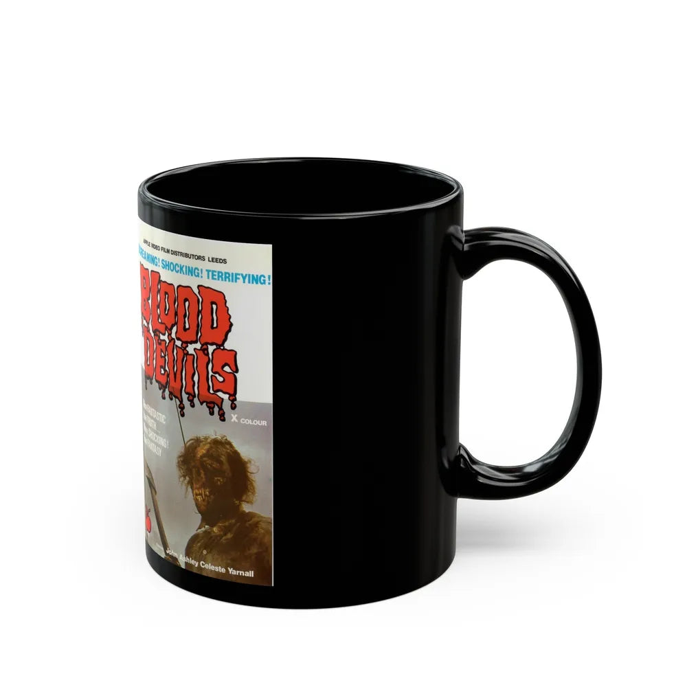 BLOOD DEVILS (VHS COVER) - Black Coffee Mug-Go Mug Yourself