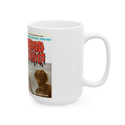 BLOOD DEVILS (VHS COVER) - White Coffee Mug-Go Mug Yourself